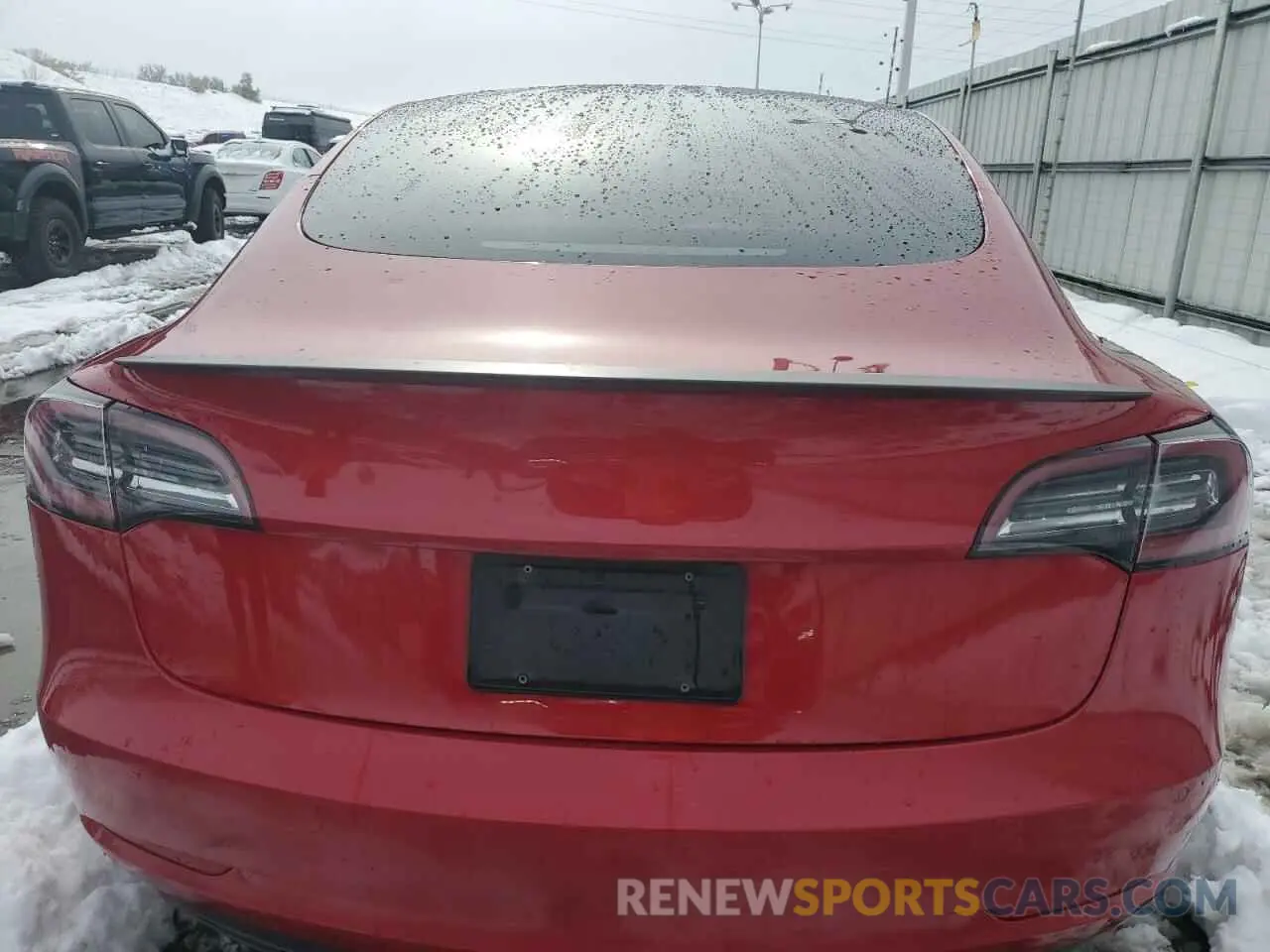 6 fotografías del automóvil dañado 5YJ3E1EC0NF296315 TESLA MODEL 3 2022