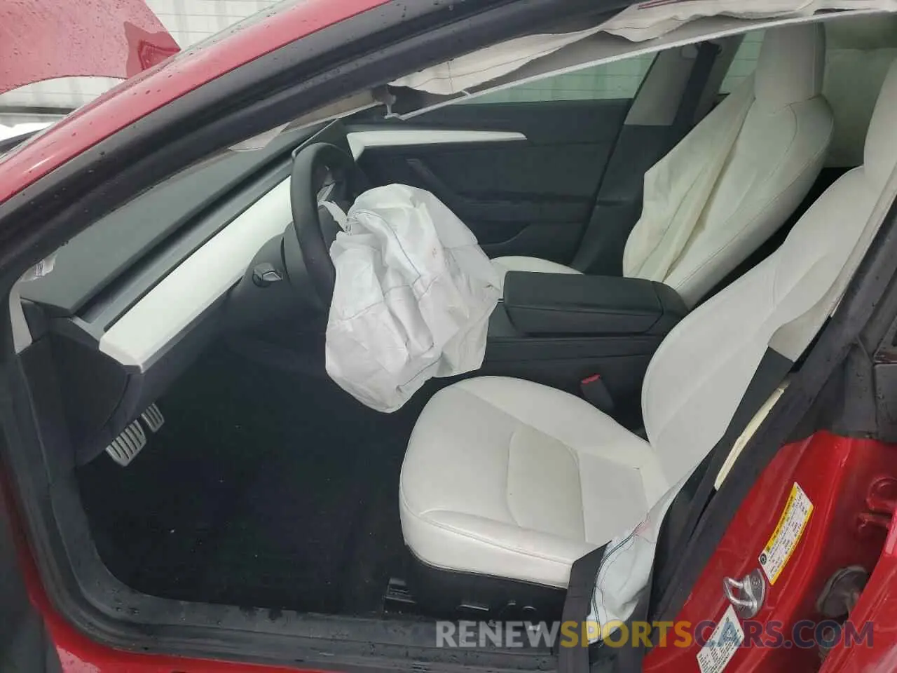 7 fotografías del automóvil dañado 5YJ3E1EC0NF296315 TESLA MODEL 3 2022