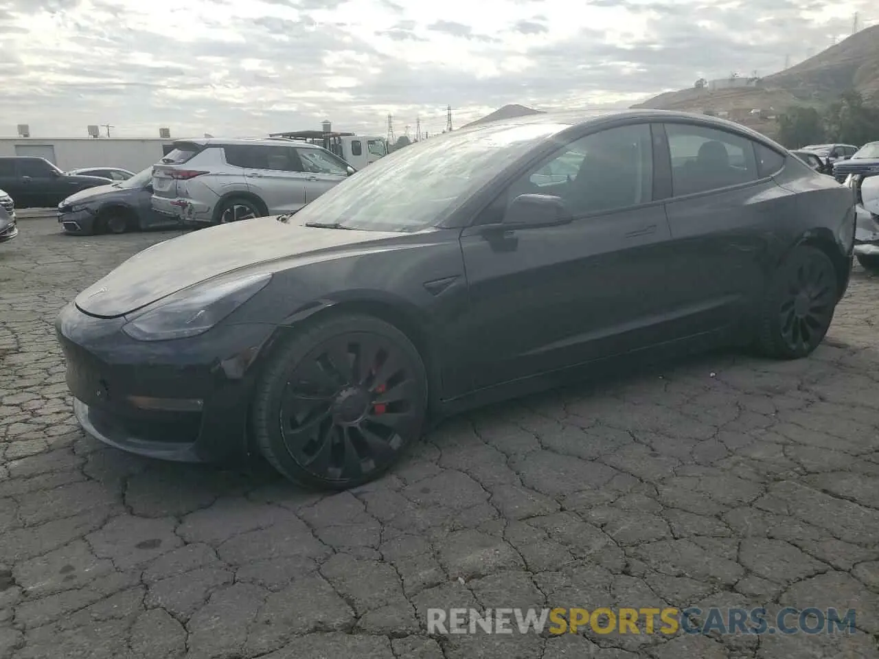 1 fotografías del automóvil dañado 5YJ3E1EC0NF298758 TESLA MODEL 3 2022