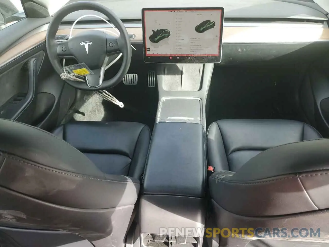 8 fotografías del automóvil dañado 5YJ3E1EC0NF298758 TESLA MODEL 3 2022