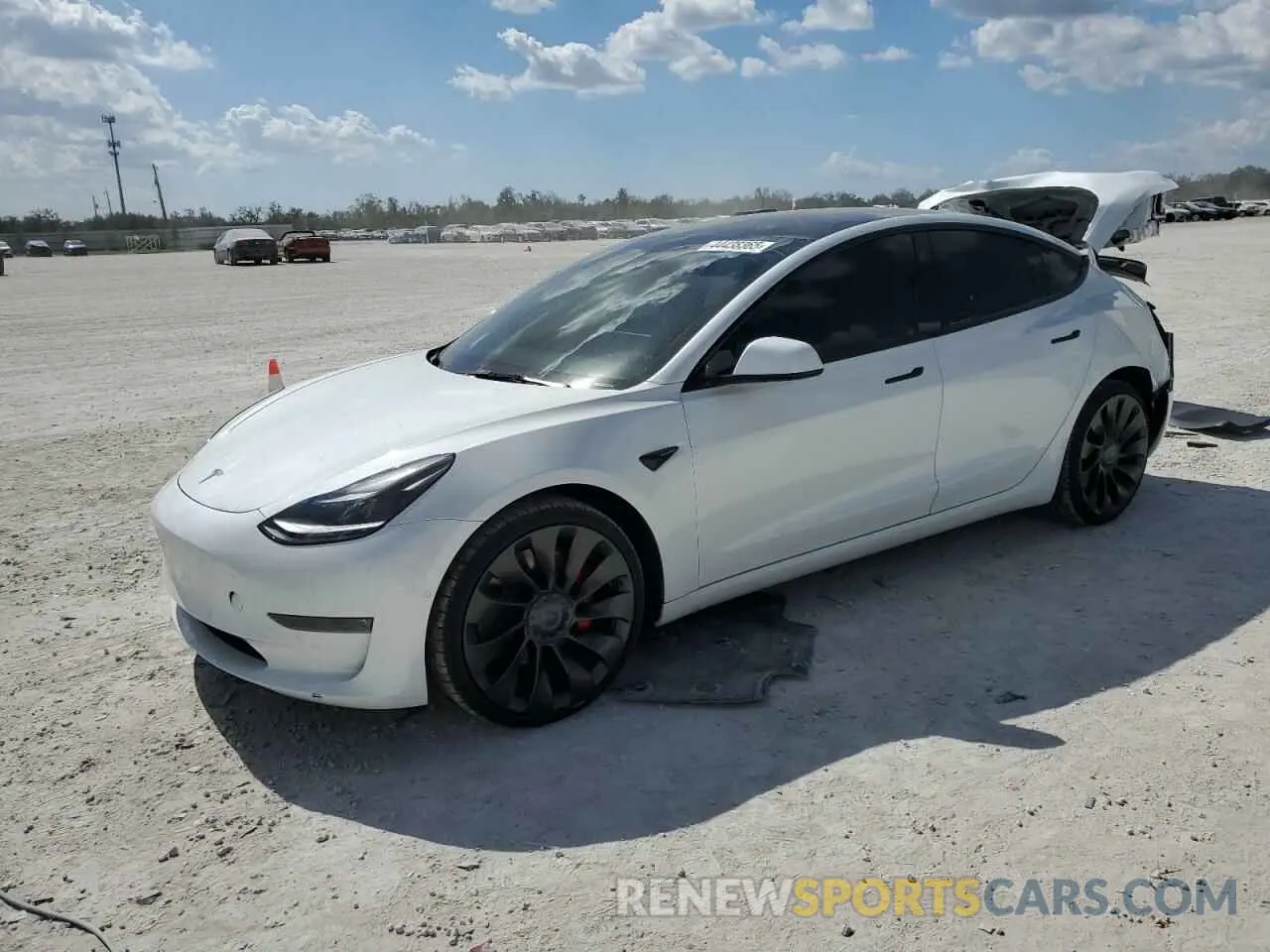 1 fotografías del automóvil dañado 5YJ3E1EC0NF330558 TESLA MODEL 3 2022
