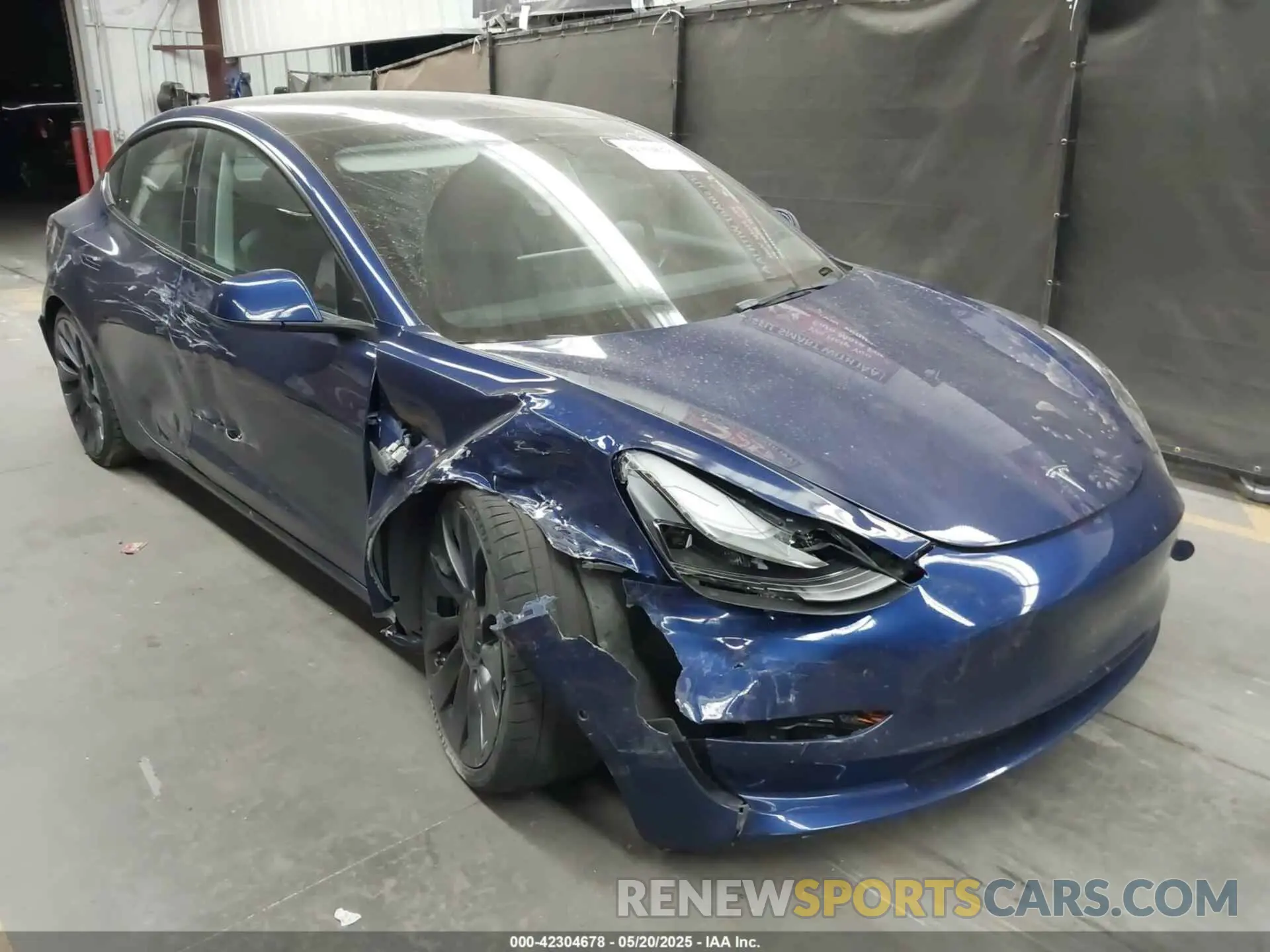 1 fotografías del automóvil dañado 5YJ3E1EC1NF104786 TESLA MODEL 3 2022