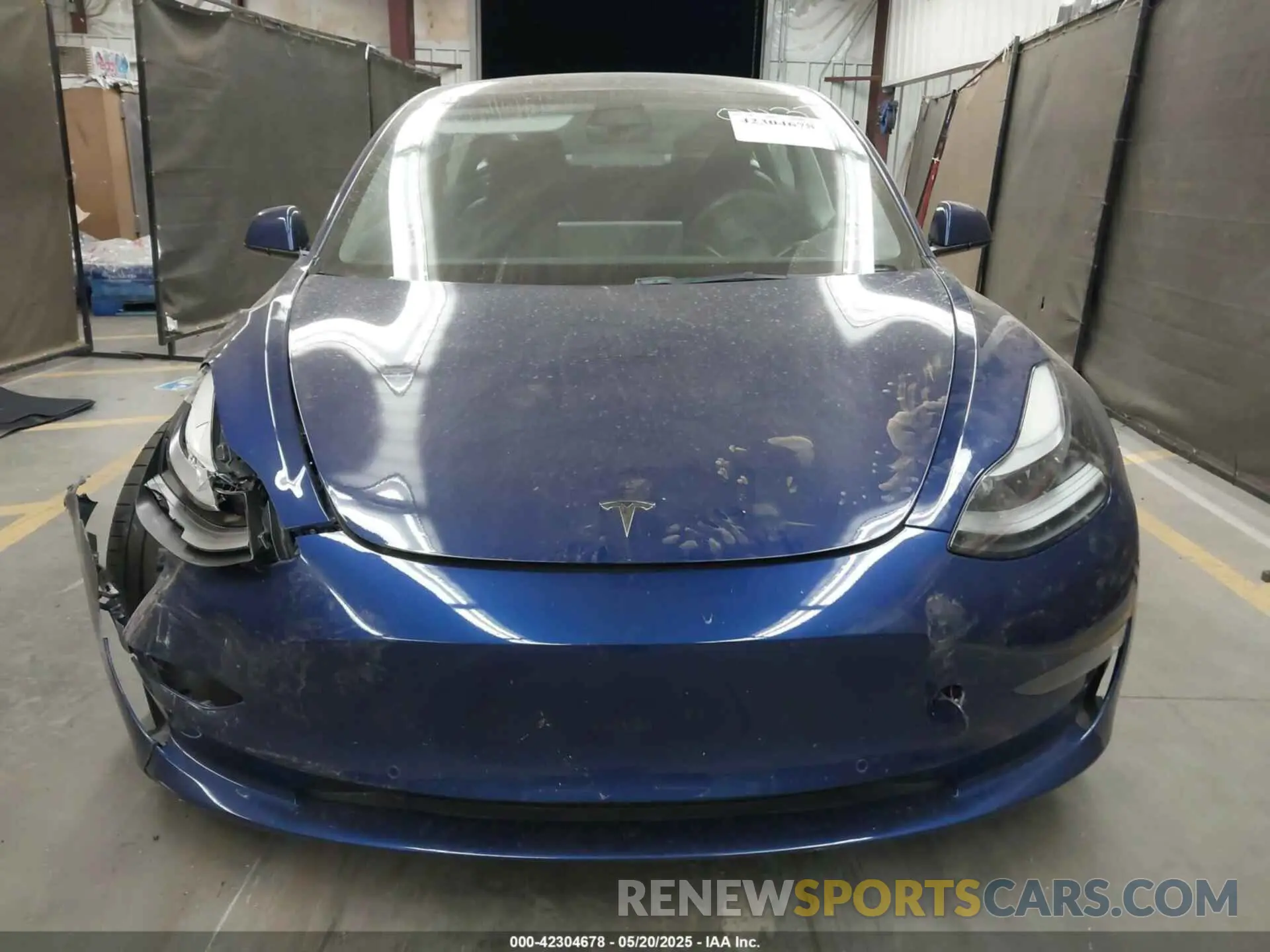 11 fotografías del automóvil dañado 5YJ3E1EC1NF104786 TESLA MODEL 3 2022