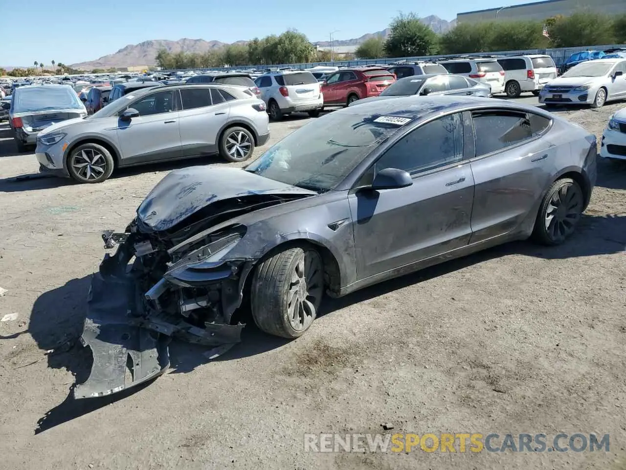 1 fotografías del automóvil dañado 5YJ3E1EC1NF154359 TESLA MODEL 3 2022