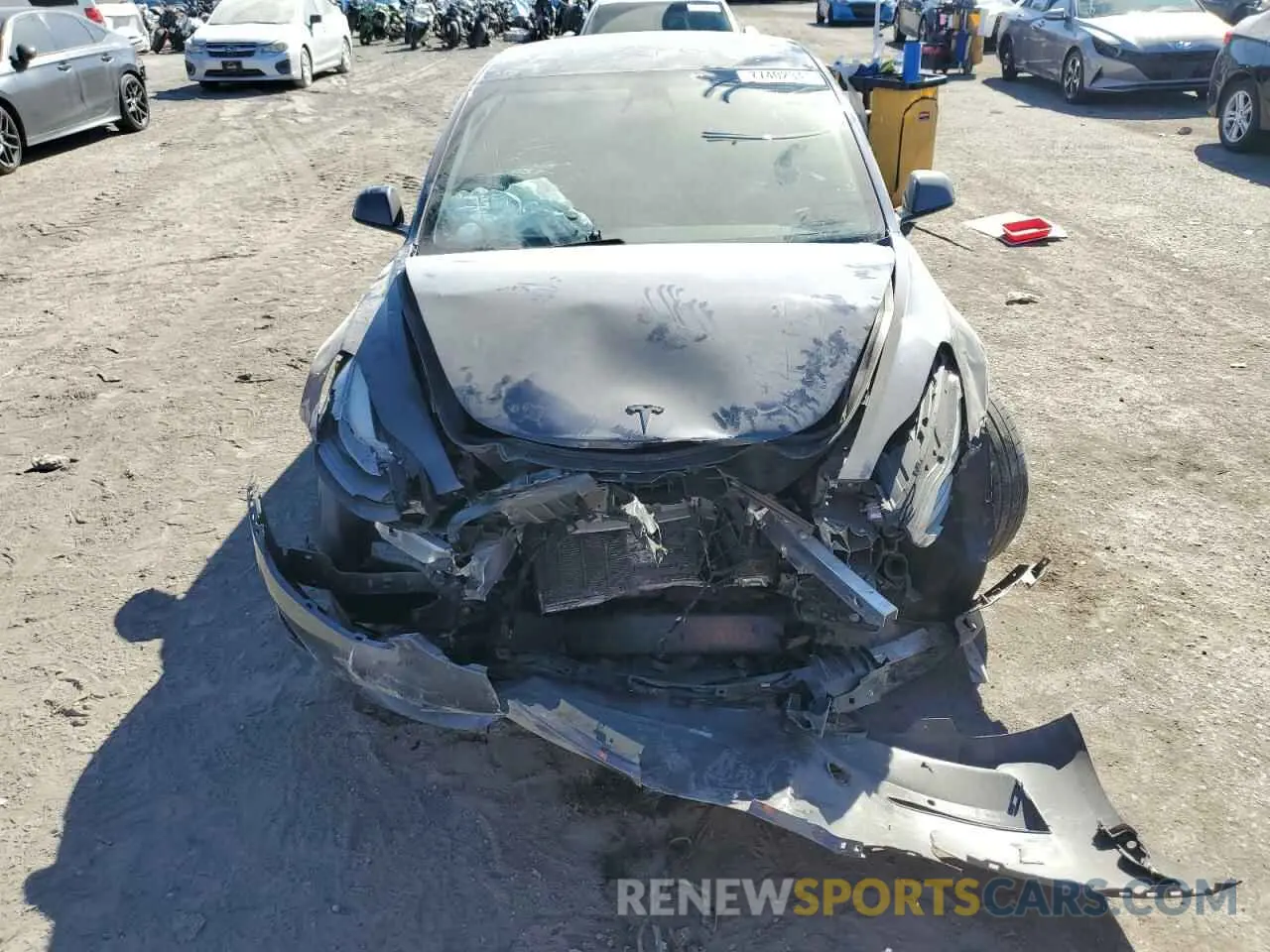 5 fotografías del automóvil dañado 5YJ3E1EC1NF154359 TESLA MODEL 3 2022