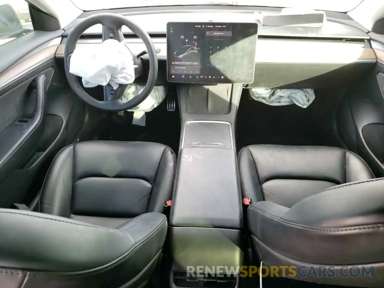 8 fotografías del automóvil dañado 5YJ3E1EC1NF154359 TESLA MODEL 3 2022