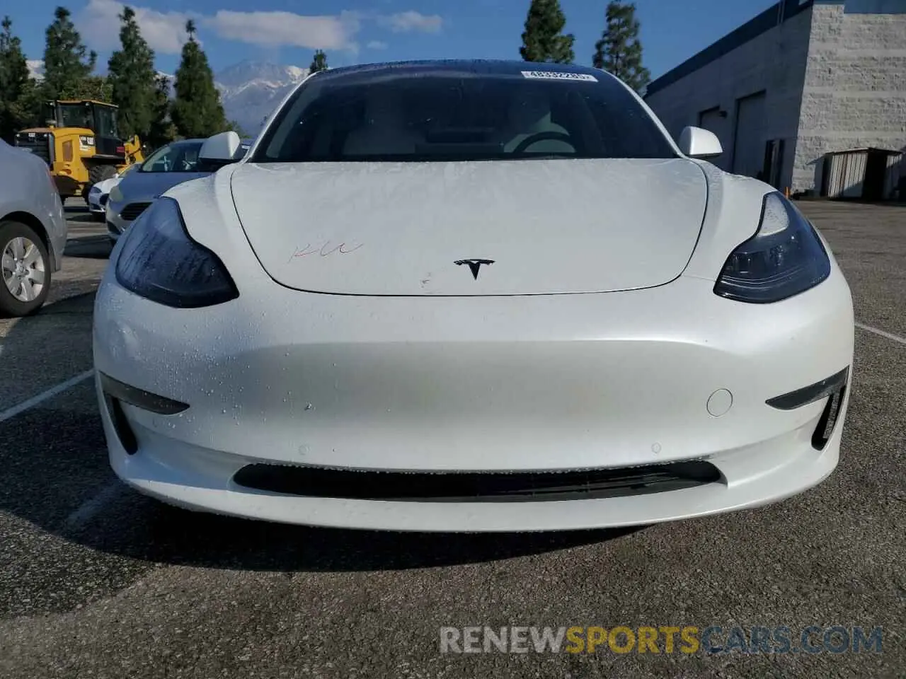 5 fotografías del automóvil dañado 5YJ3E1EC1NF180850 TESLA MODEL 3 2022