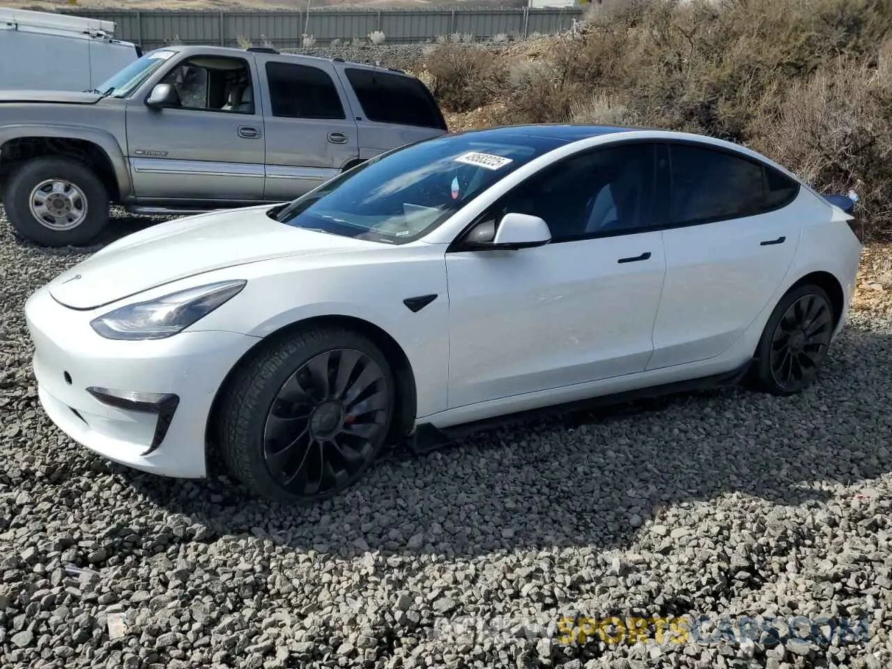 1 fotografías del automóvil dañado 5YJ3E1EC1NF243316 TESLA MODEL 3 2022