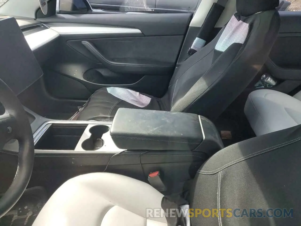 7 fotografías del automóvil dañado 5YJ3E1EC1NF243316 TESLA MODEL 3 2022