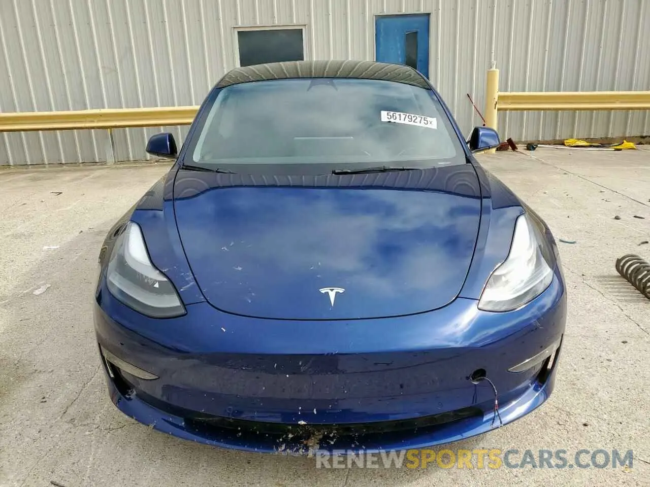 5 fotografías del automóvil dañado 5YJ3E1EC1NF254025 TESLA MODEL 3 2022