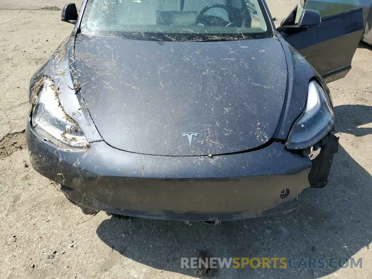 11 fotografías del automóvil dañado 5YJ3E1EC1NF262416 TESLA MODEL 3 2022