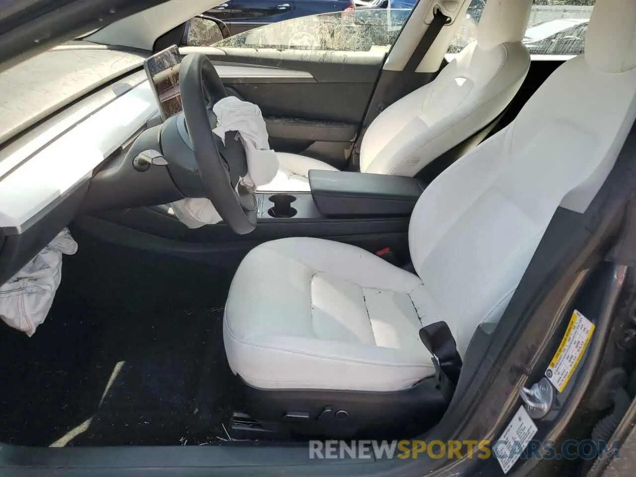 7 fotografías del automóvil dañado 5YJ3E1EC1NF262416 TESLA MODEL 3 2022