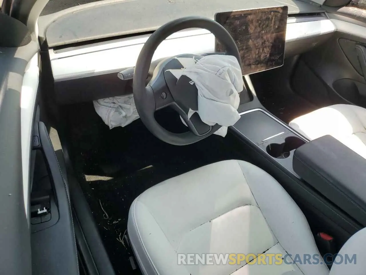 8 fotografías del automóvil dañado 5YJ3E1EC1NF262416 TESLA MODEL 3 2022