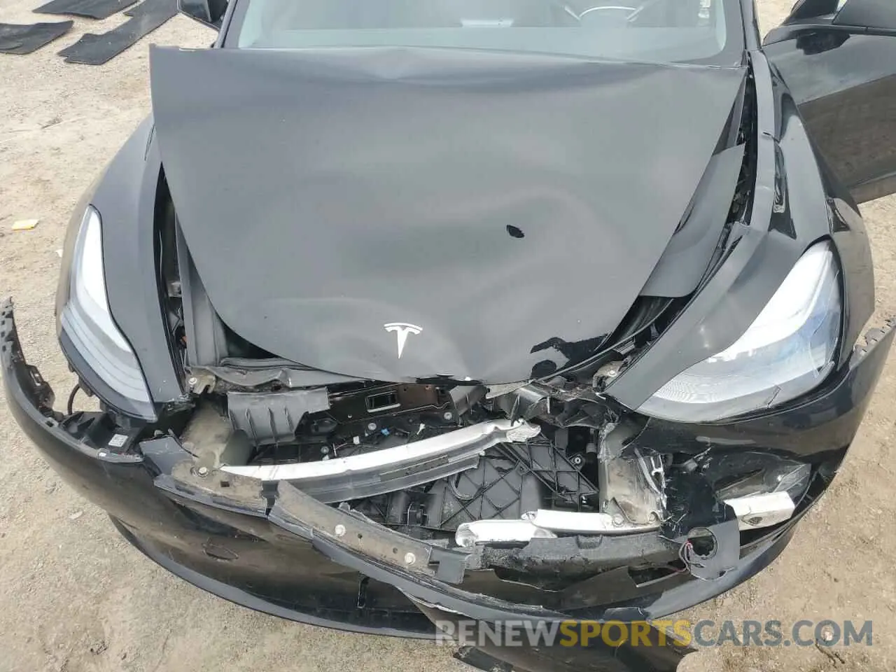 12 fotografías del automóvil dañado 5YJ3E1EC1NF267857 TESLA MODEL 3 2022