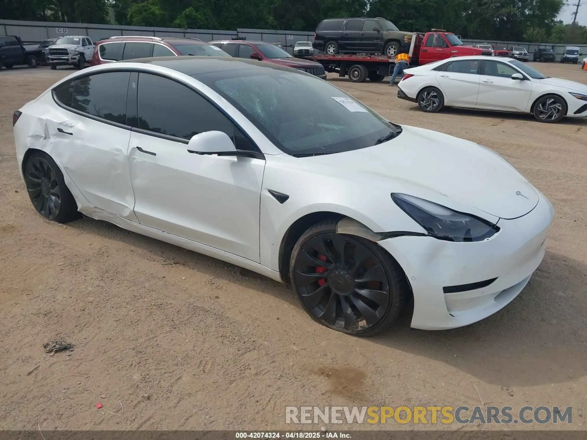 1 fotografías del automóvil dañado 5YJ3E1EC1NF294332 TESLA MODEL 3 2022