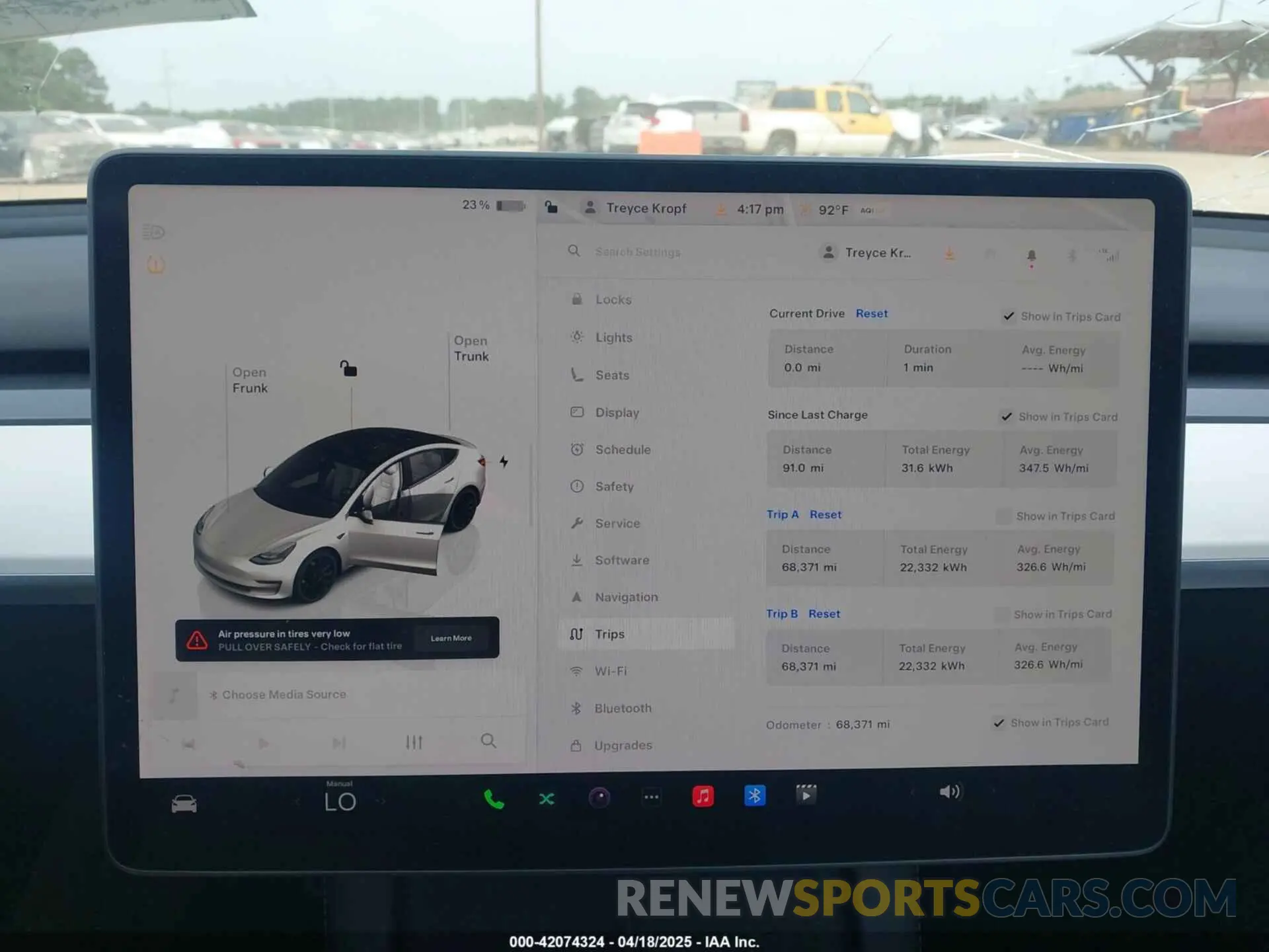 17 fotografías del automóvil dañado 5YJ3E1EC1NF294332 TESLA MODEL 3 2022