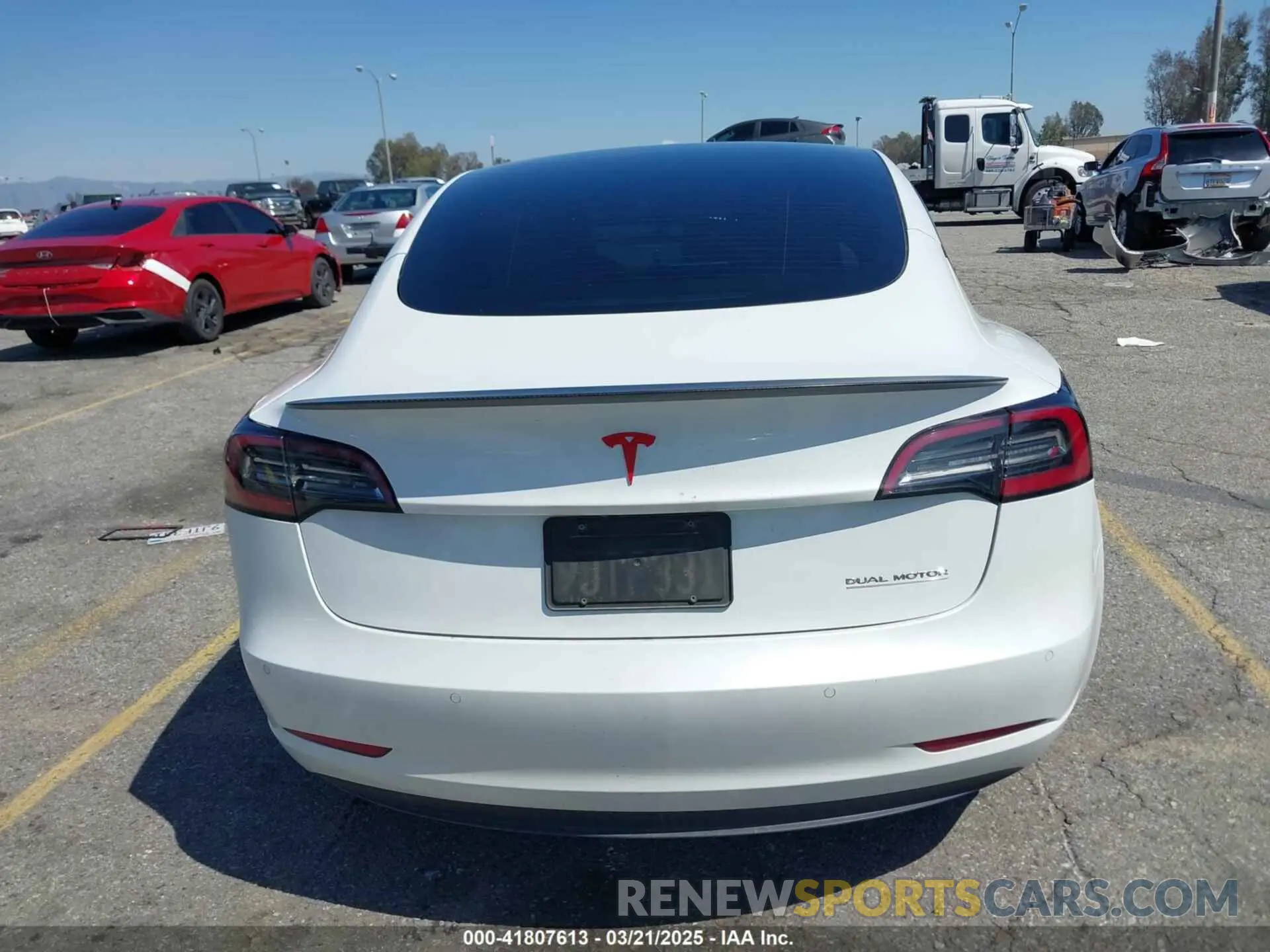 16 fotografías del automóvil dañado 5YJ3E1EC2NF176127 TESLA MODEL 3 2022