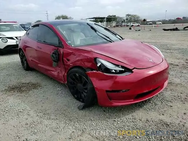 11 fotografías del automóvil dañado 5YJ3E1EC2NF268046 TESLA MODEL 3 2022