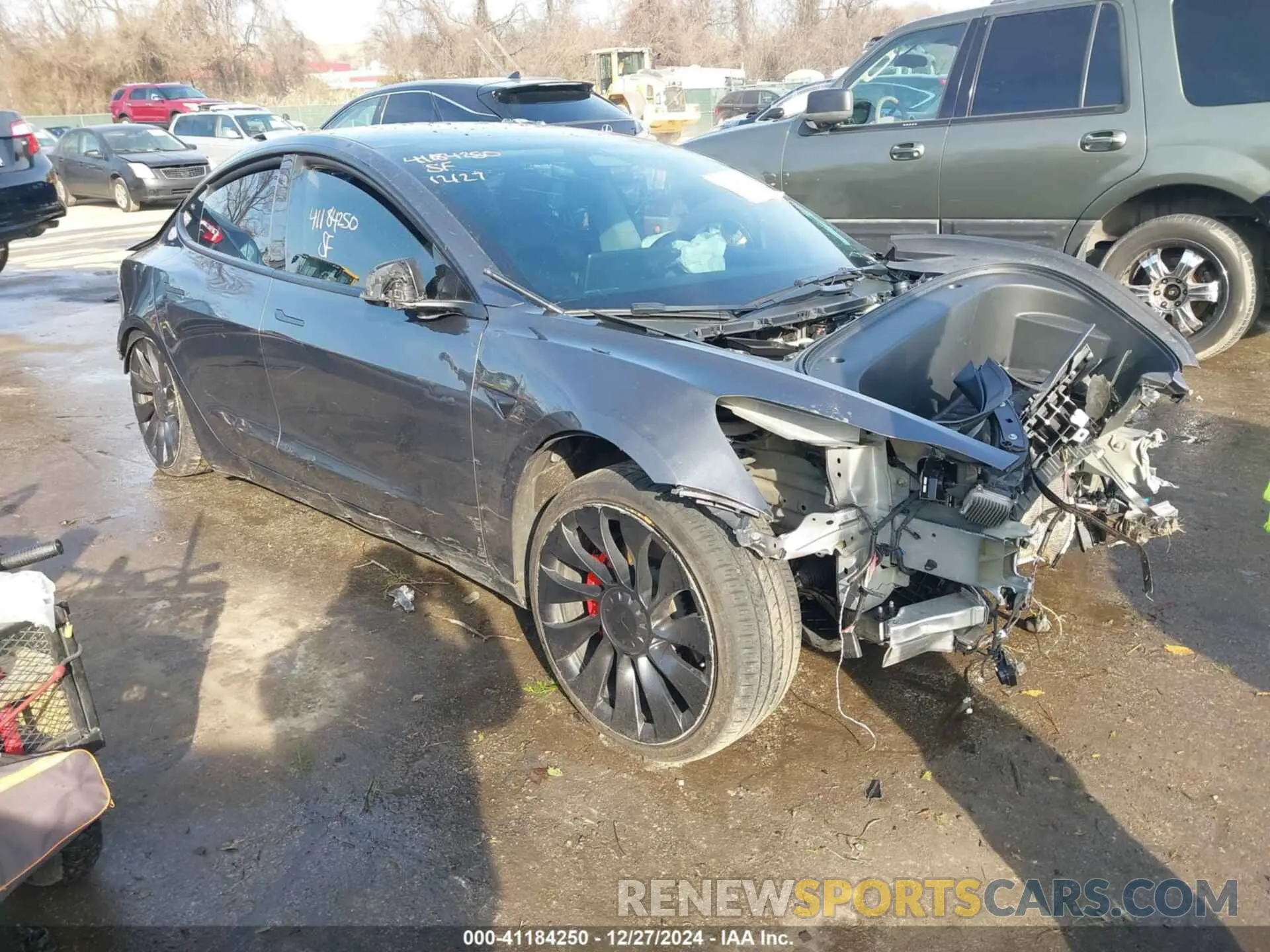 1 fotografías del automóvil dañado 5YJ3E1EC2NF273764 TESLA MODEL 3 2022