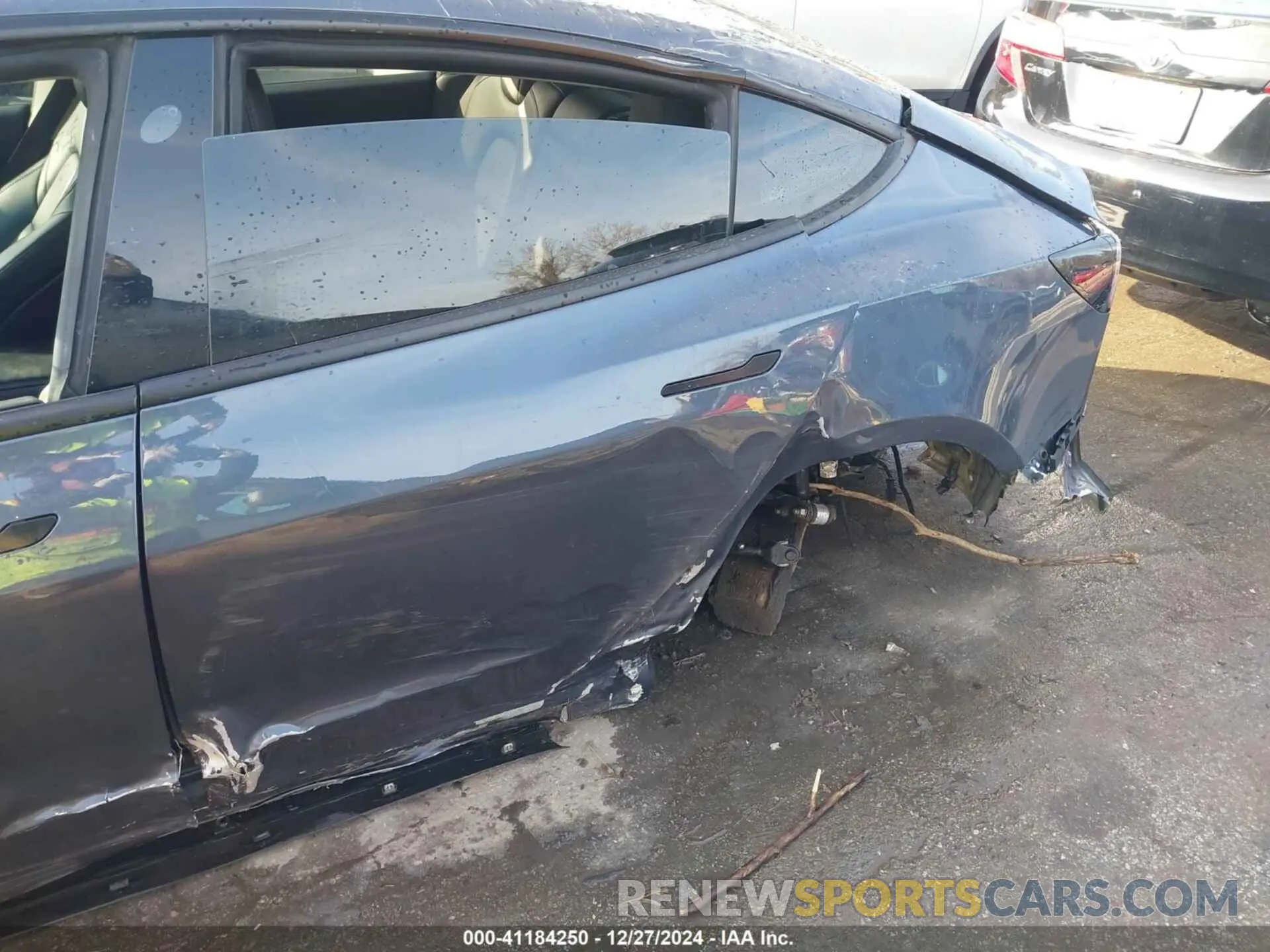 10 fotografías del automóvil dañado 5YJ3E1EC2NF273764 TESLA MODEL 3 2022