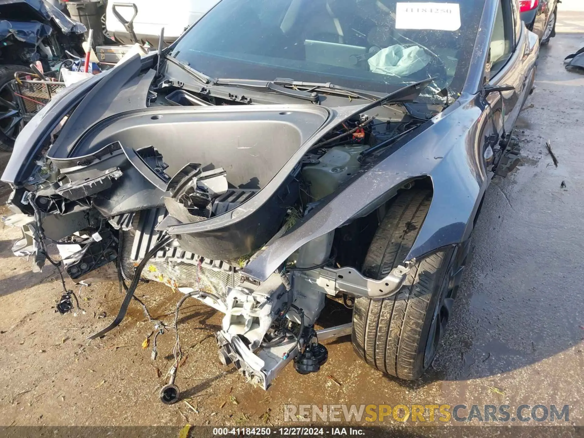 6 fotografías del automóvil dañado 5YJ3E1EC2NF273764 TESLA MODEL 3 2022
