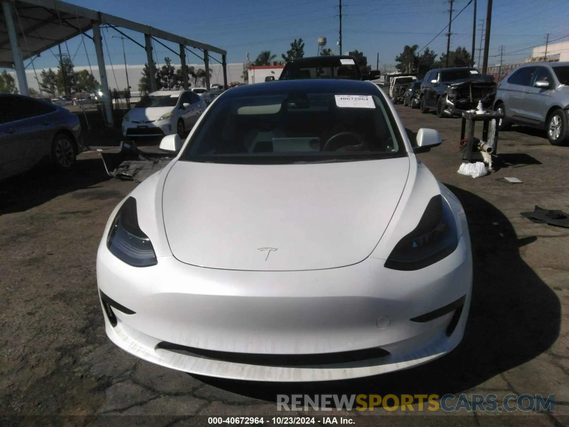 13 fotografías del automóvil dañado 5YJ3E1EC2NF275577 TESLA MODEL 3 2022