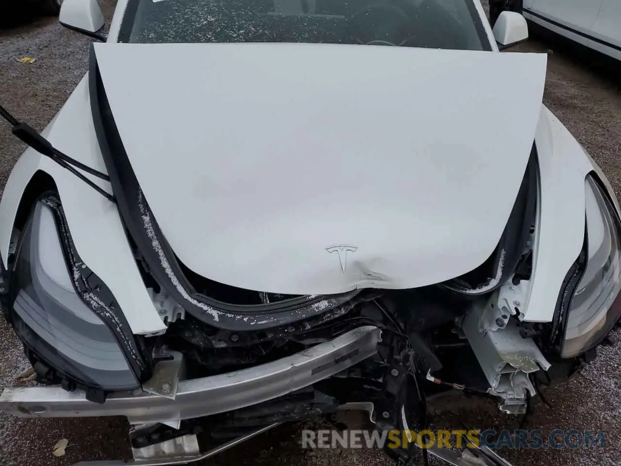 11 fotografías del automóvil dañado 5YJ3E1EC2NF343103 TESLA MODEL 3 2022