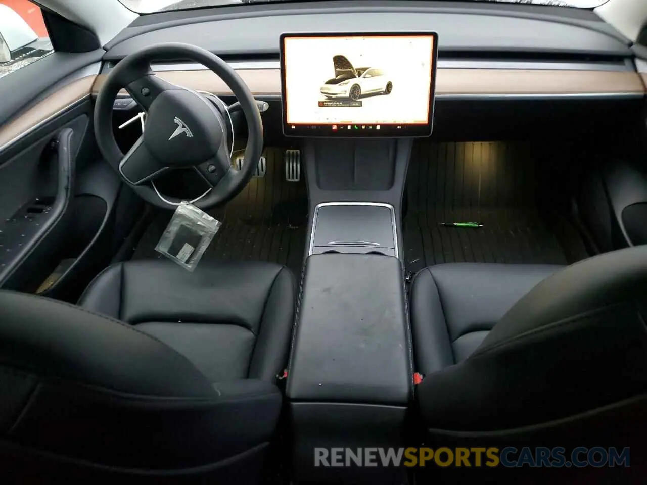 8 fotografías del automóvil dañado 5YJ3E1EC2NF343103 TESLA MODEL 3 2022