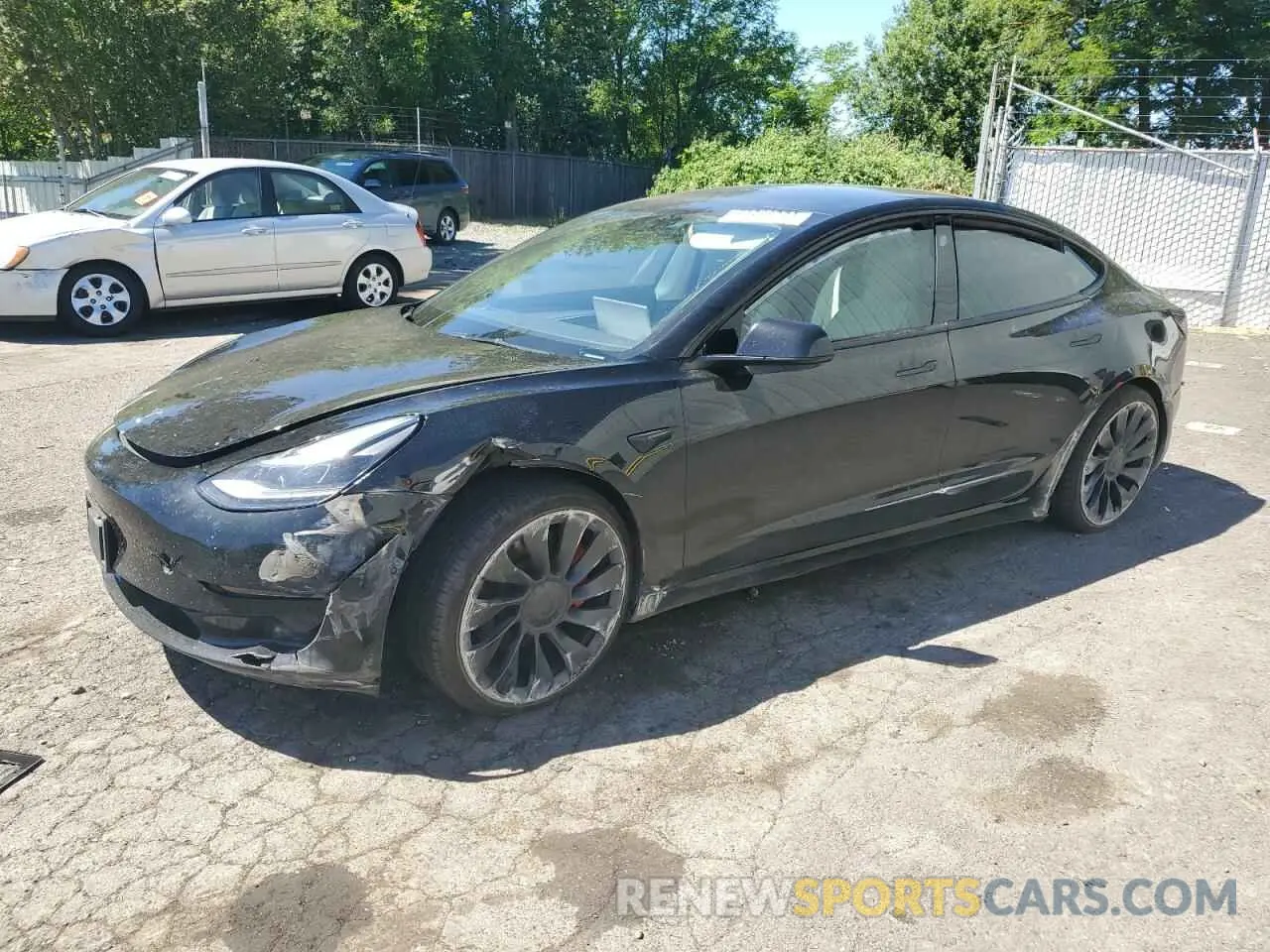 1 fotografías del automóvil dañado 5YJ3E1EC2NF357809 TESLA MODEL 3 2022