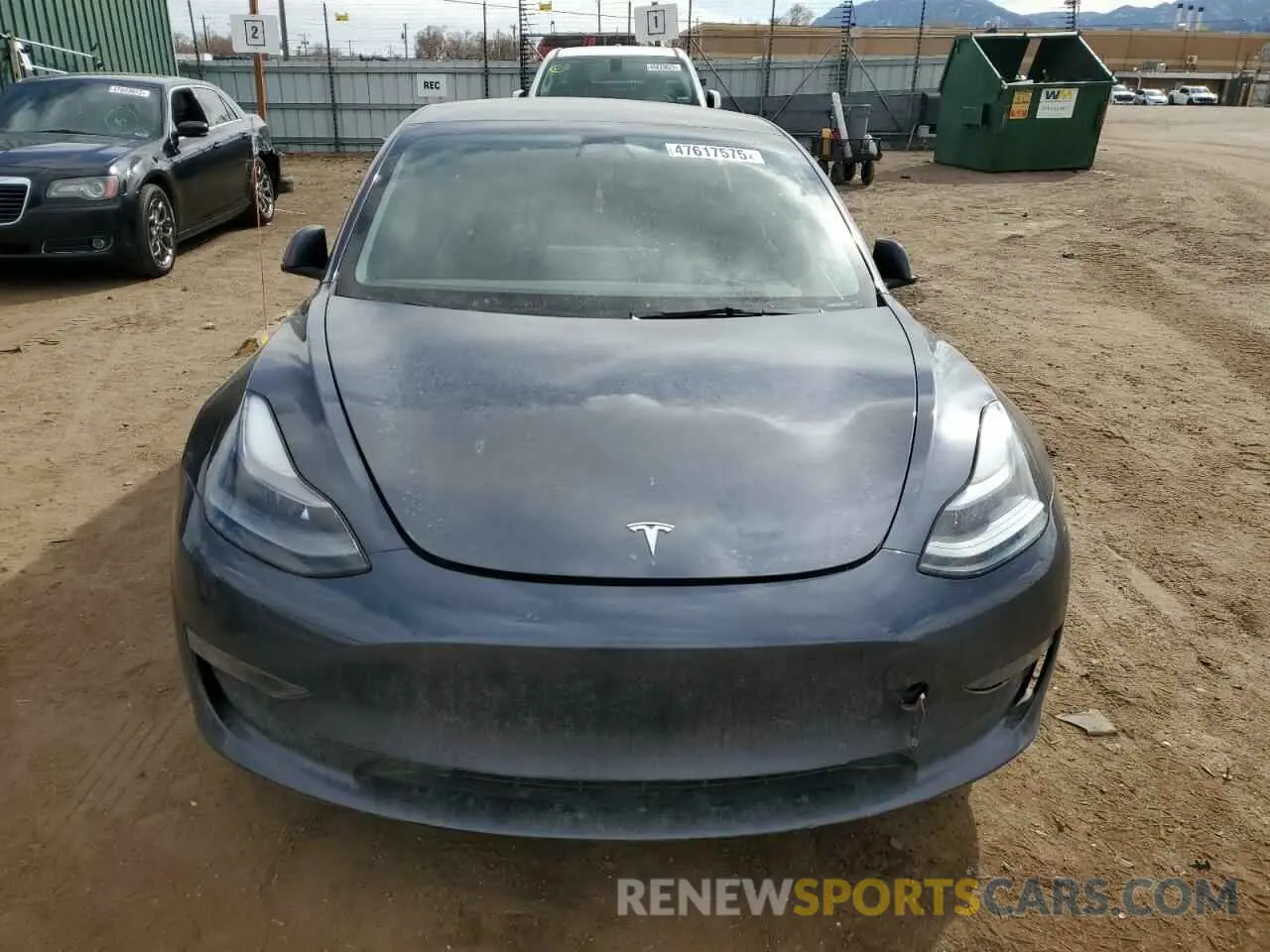 5 fotografías del automóvil dañado 5YJ3E1EC2NF357843 TESLA MODEL 3 2022