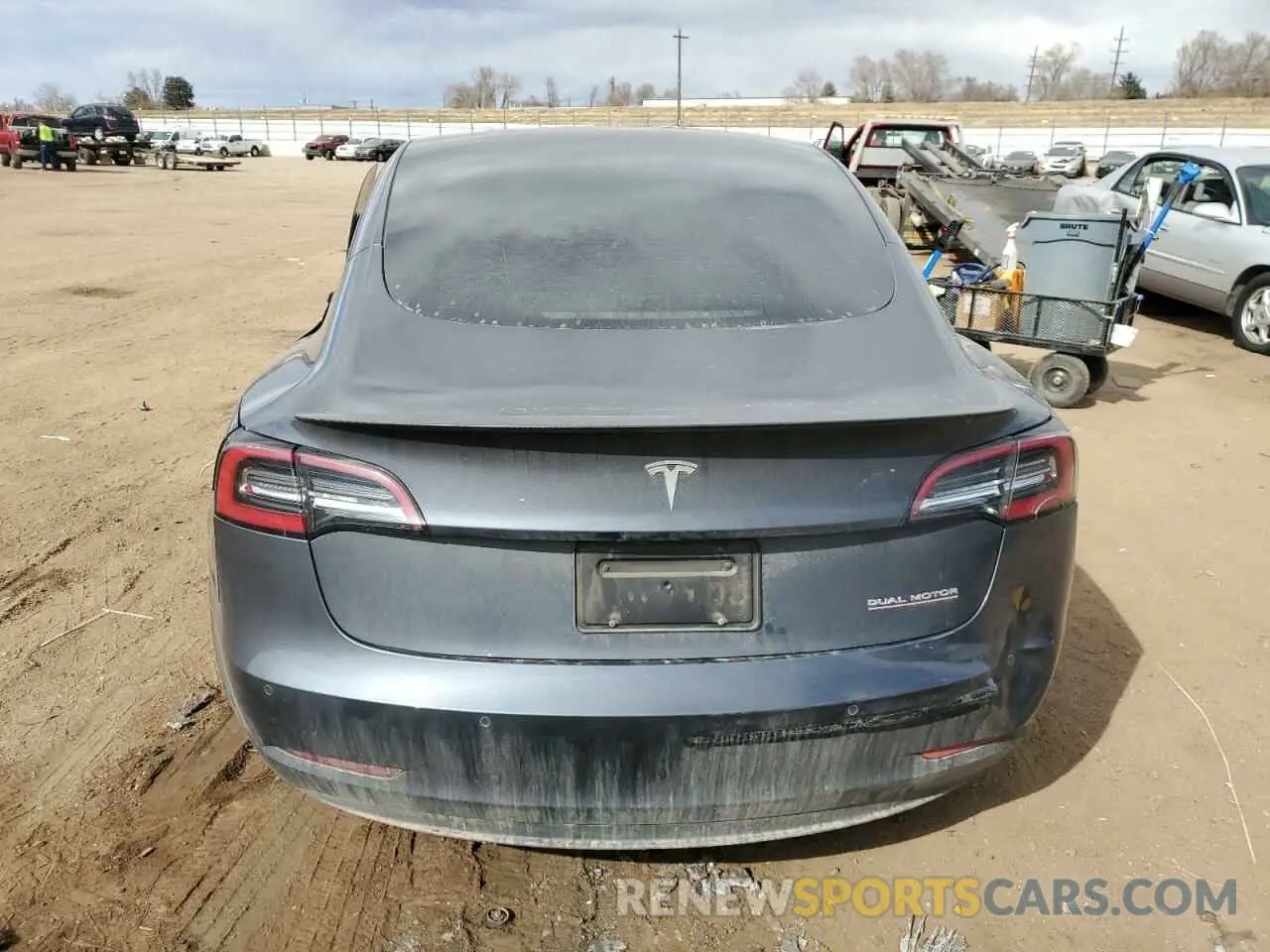 6 fotografías del automóvil dañado 5YJ3E1EC2NF357843 TESLA MODEL 3 2022