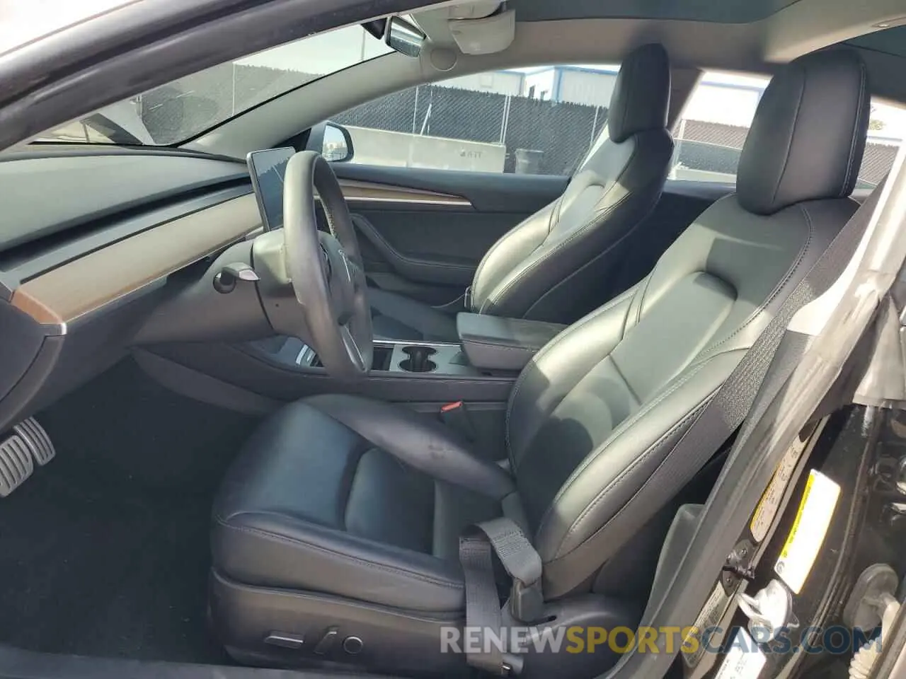 7 fotografías del automóvil dañado 5YJ3E1EC3NF128202 TESLA MODEL 3 2022