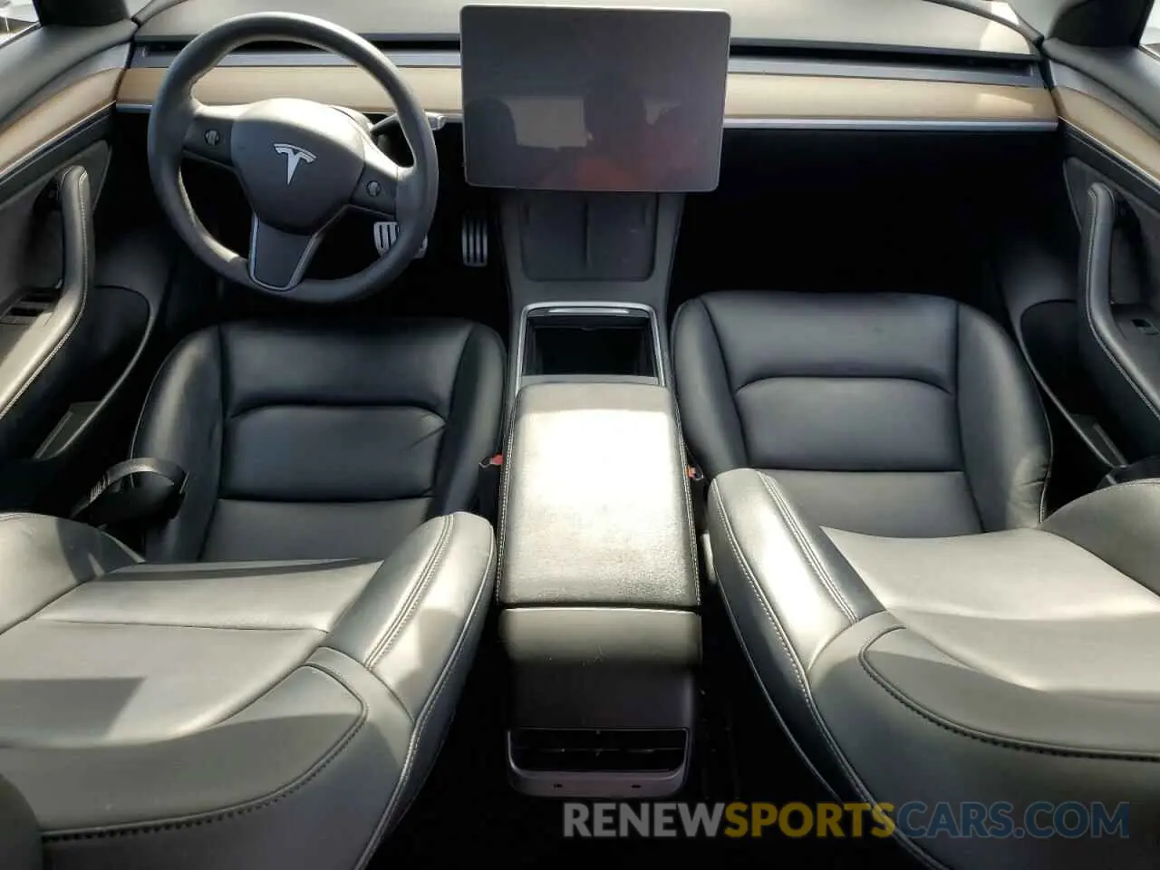 8 fotografías del automóvil dañado 5YJ3E1EC3NF128202 TESLA MODEL 3 2022