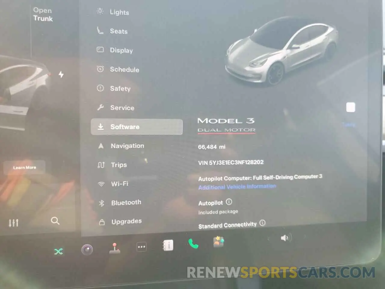 9 fotografías del automóvil dañado 5YJ3E1EC3NF128202 TESLA MODEL 3 2022