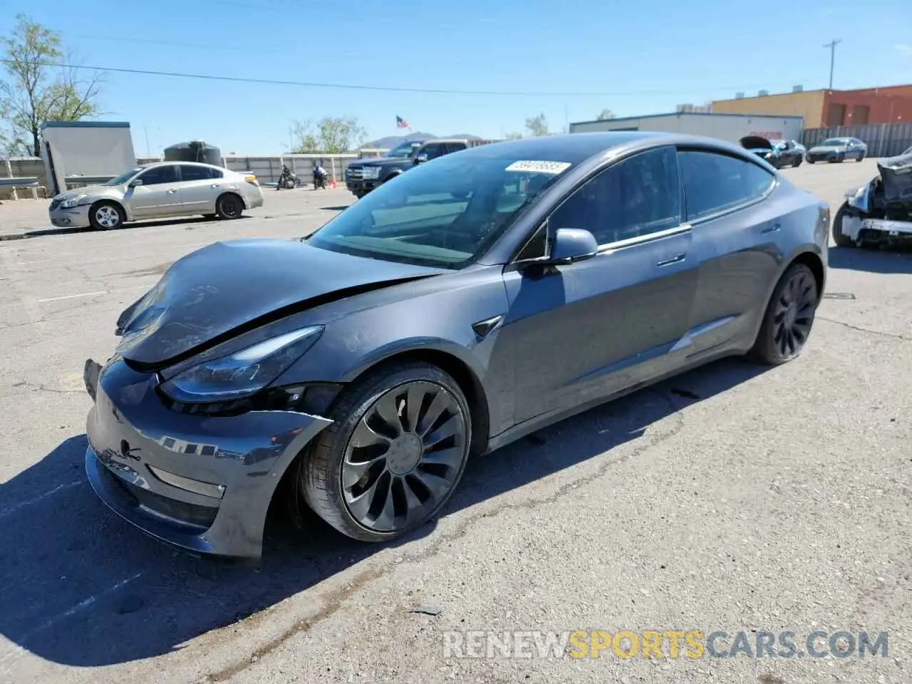 1 fotografías del automóvil dañado 5YJ3E1EC3NF144870 TESLA MODEL 3 2022