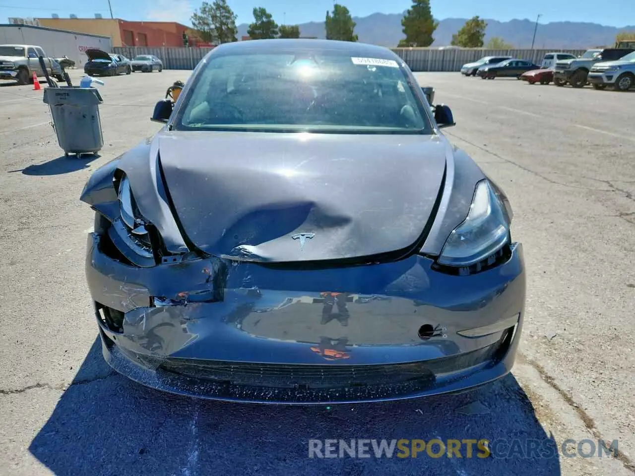 5 fotografías del automóvil dañado 5YJ3E1EC3NF144870 TESLA MODEL 3 2022