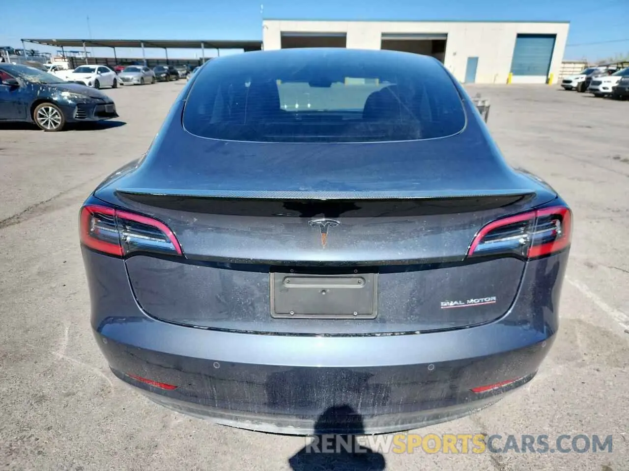 6 fotografías del automóvil dañado 5YJ3E1EC3NF144870 TESLA MODEL 3 2022