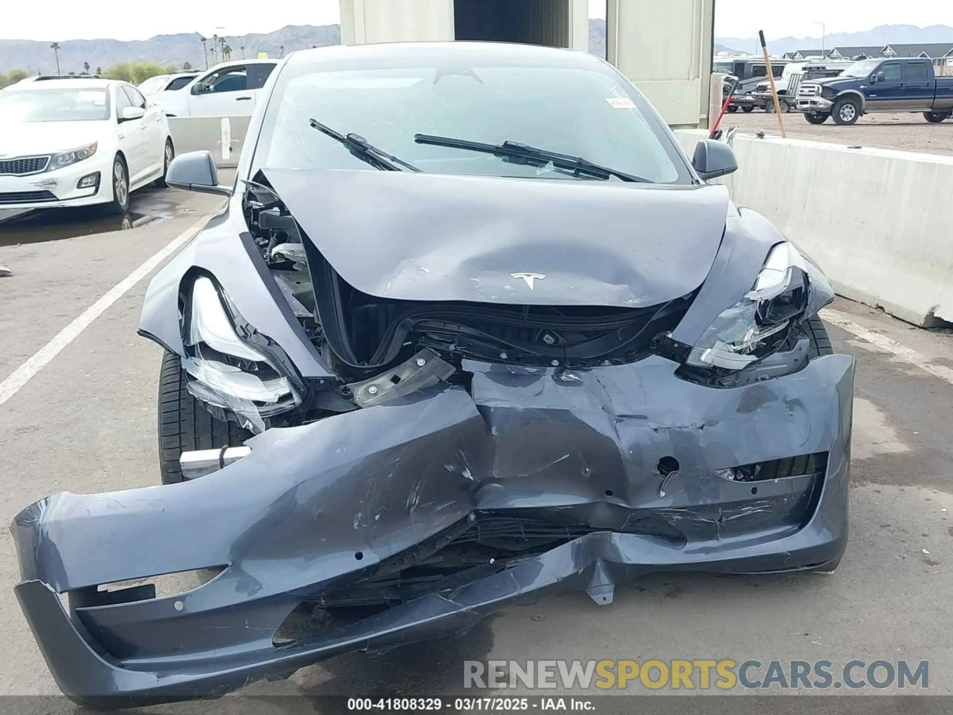 12 fotografías del automóvil dañado 5YJ3E1EC3NF296891 TESLA MODEL 3 2022