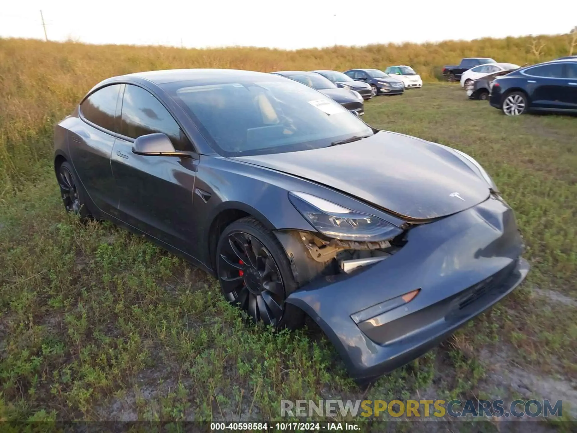 1 fotografías del automóvil dañado 5YJ3E1EC3NF346737 TESLA MODEL 3 2022
