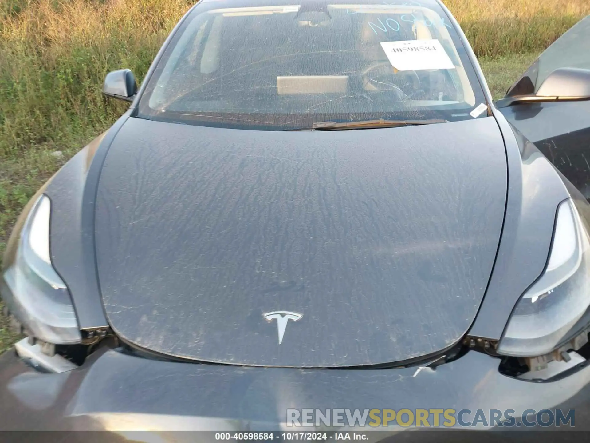 10 fotografías del automóvil dañado 5YJ3E1EC3NF346737 TESLA MODEL 3 2022