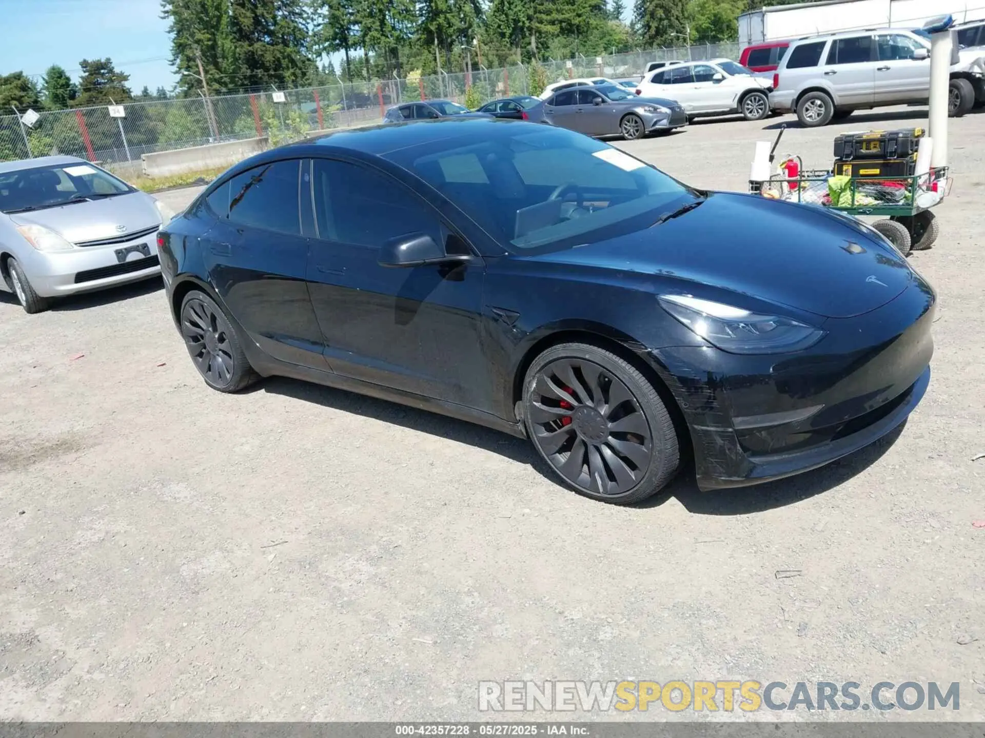 1 fotografías del automóvil dañado 5YJ3E1EC3NF348486 TESLA MODEL 3 2022