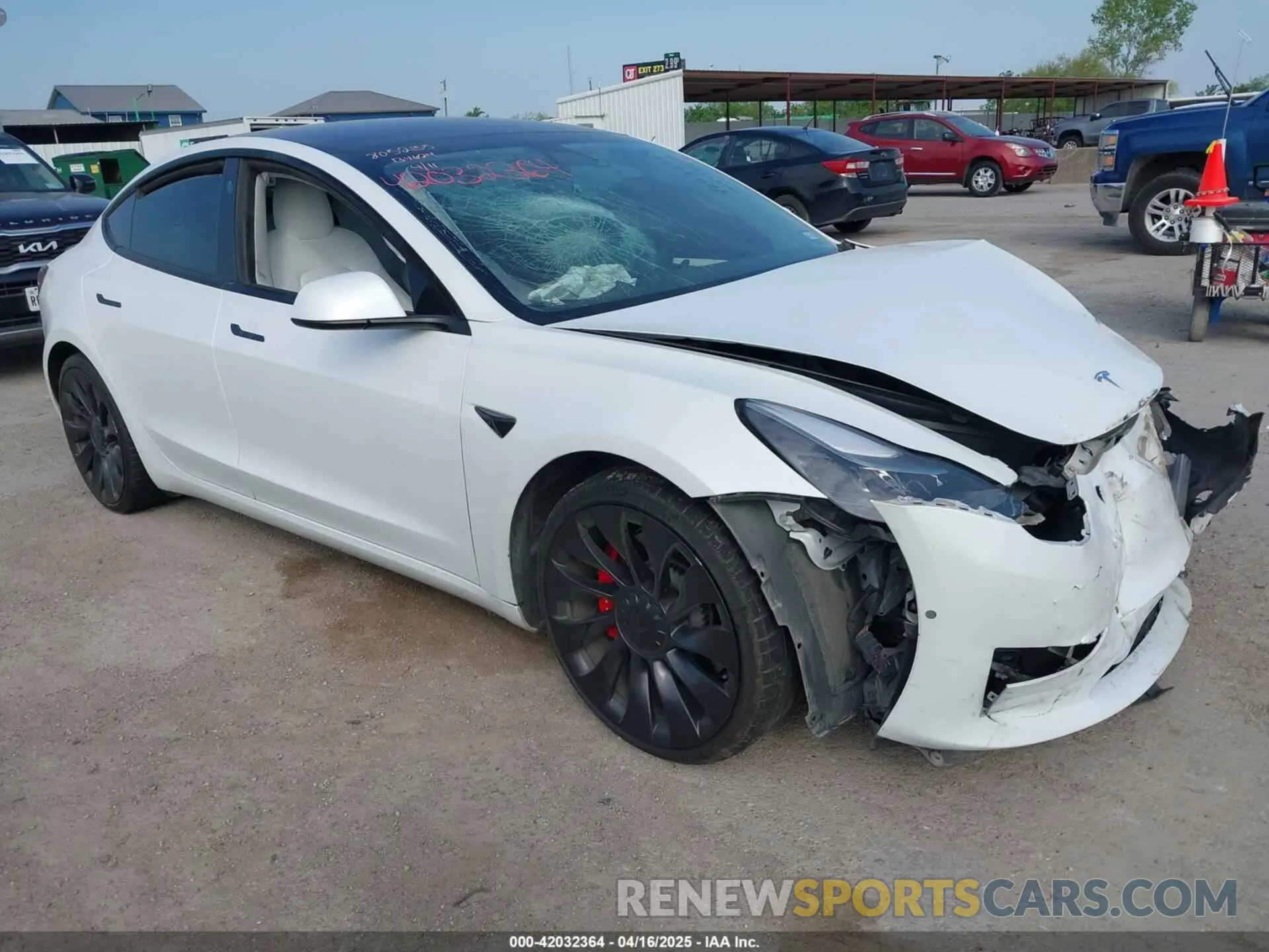 1 fotografías del automóvil dañado 5YJ3E1EC4NF134624 TESLA MODEL 3 2022