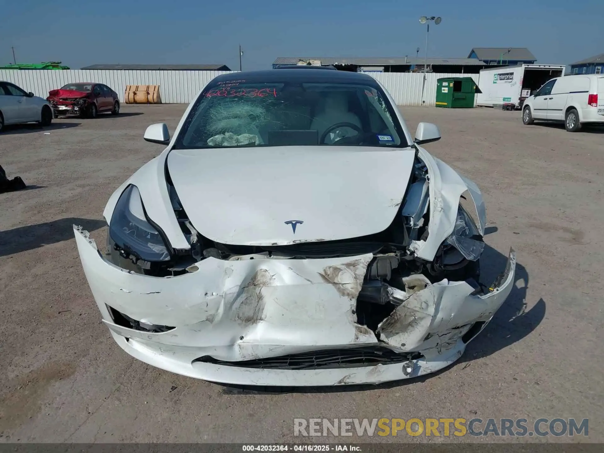 6 fotografías del automóvil dañado 5YJ3E1EC4NF134624 TESLA MODEL 3 2022