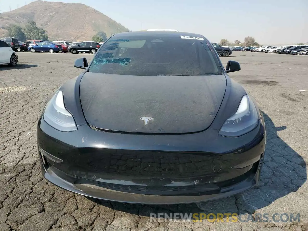 5 fotografías del automóvil dañado 5YJ3E1EC4NF209306 TESLA MODEL 3 2022