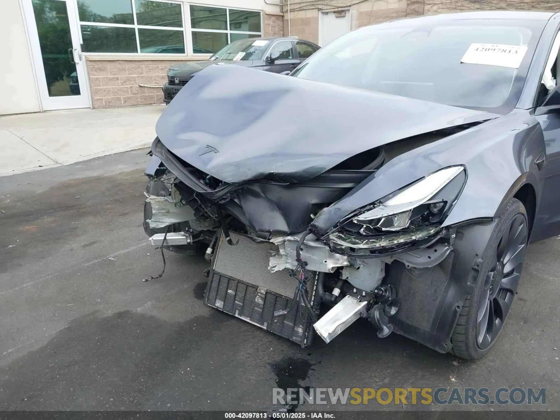 6 fotografías del automóvil dañado 5YJ3E1EC4NF258974 TESLA MODEL 3 2022