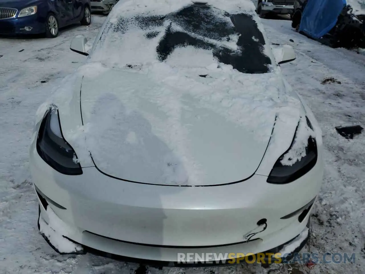 11 fotografías del automóvil dañado 5YJ3E1EC4NF275189 TESLA MODEL 3 2022