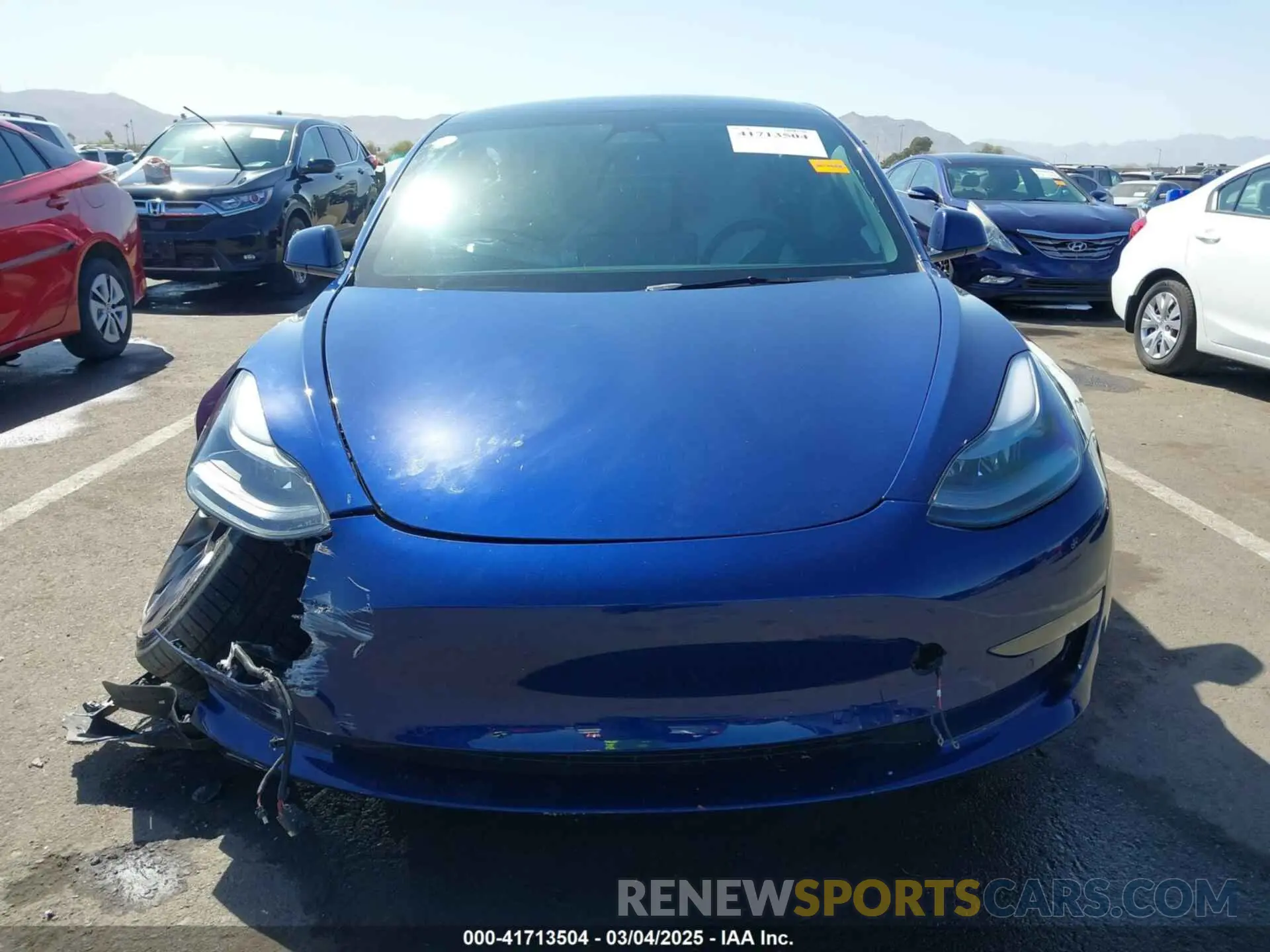 11 fotografías del automóvil dañado 5YJ3E1EC4NF347055 TESLA MODEL 3 2022