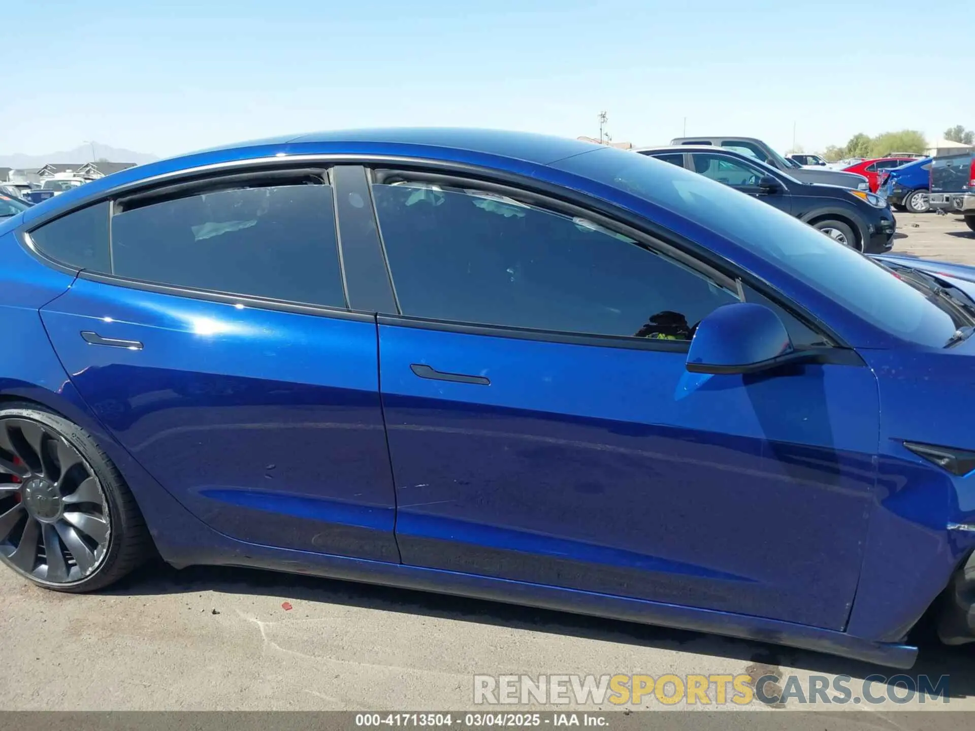 12 fotografías del automóvil dañado 5YJ3E1EC4NF347055 TESLA MODEL 3 2022