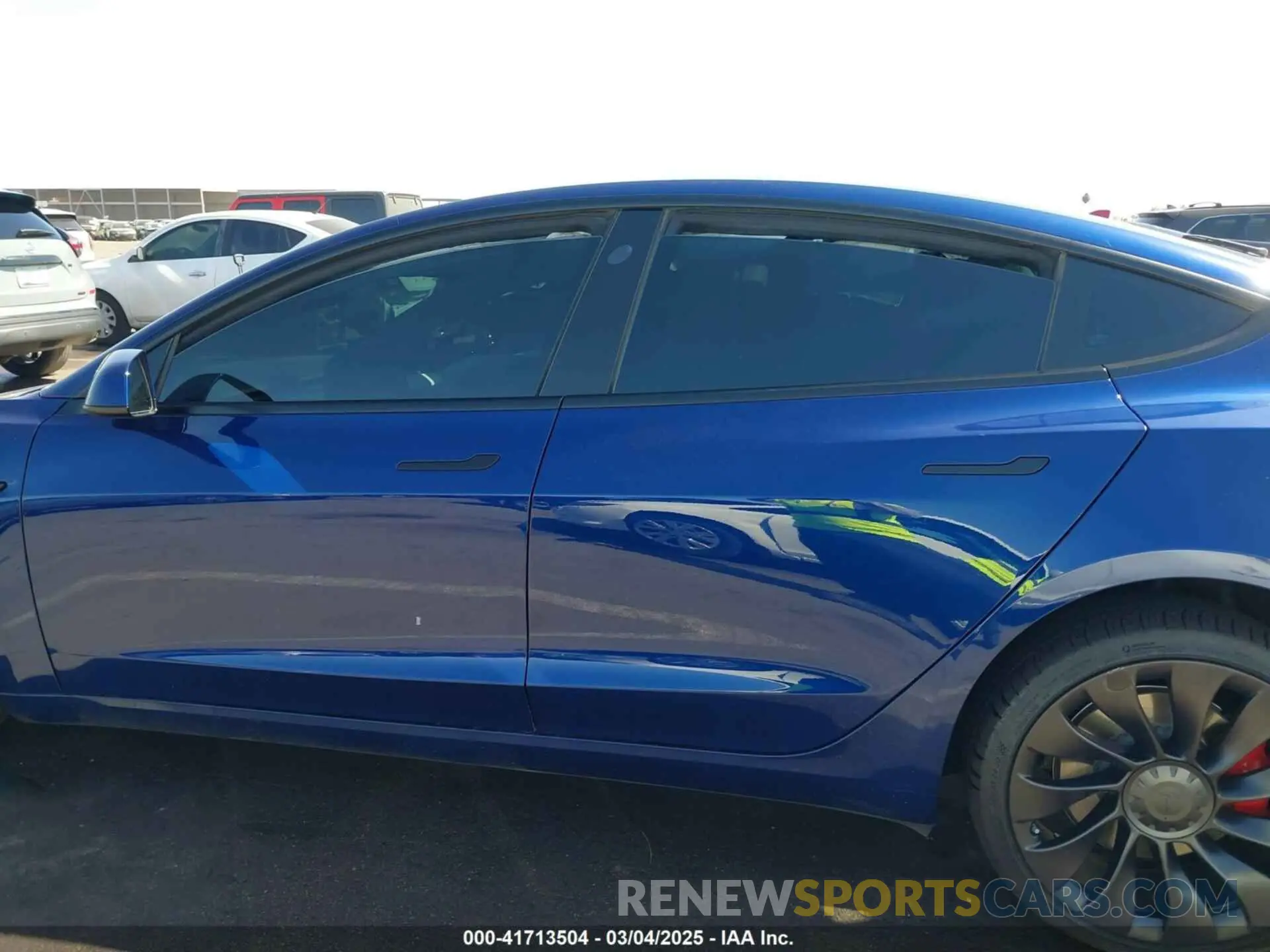 13 fotografías del automóvil dañado 5YJ3E1EC4NF347055 TESLA MODEL 3 2022
