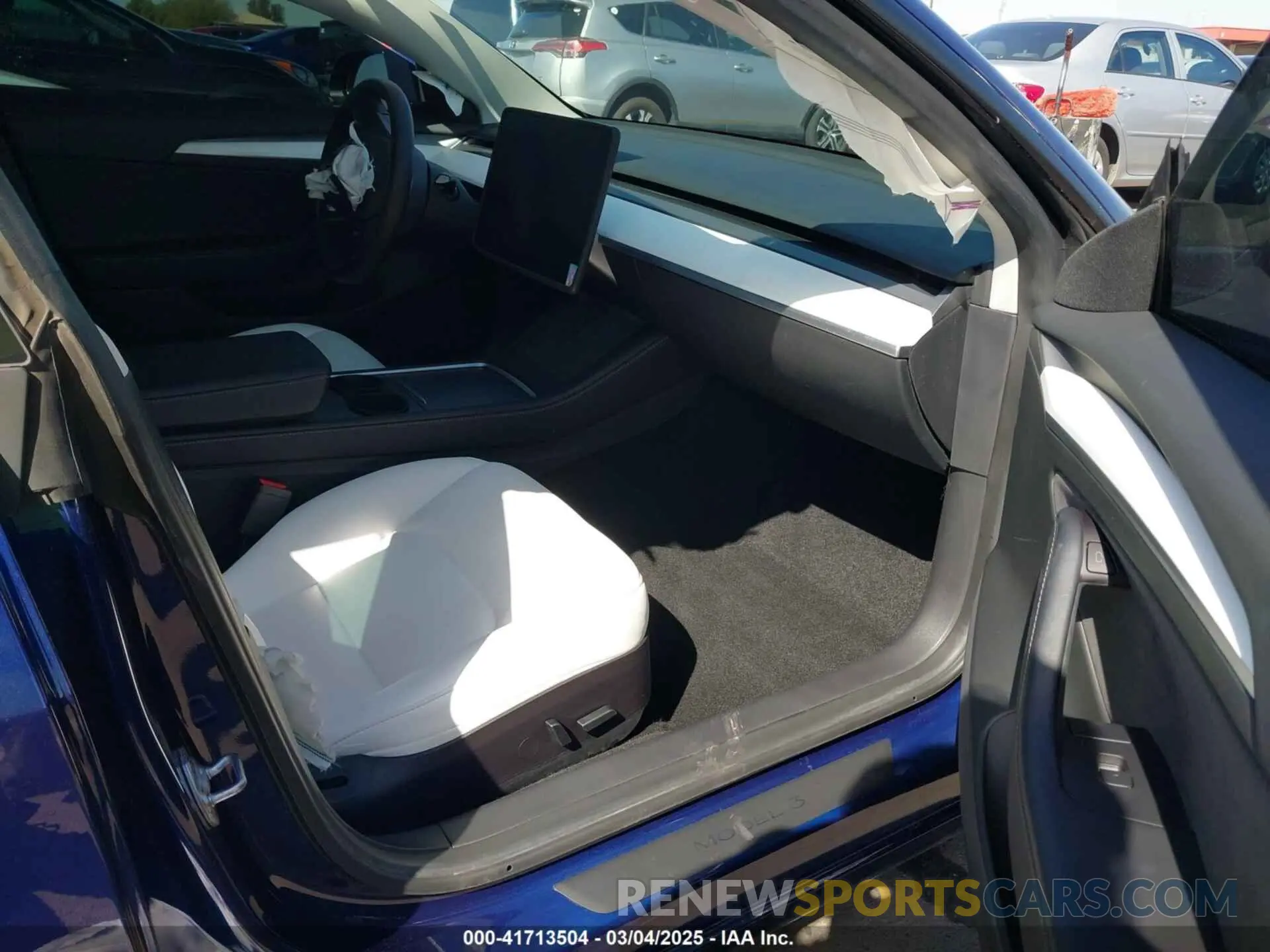 5 fotografías del automóvil dañado 5YJ3E1EC4NF347055 TESLA MODEL 3 2022